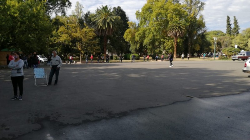 Coronavirus: ¿Cuántas personas se sometieron al testeo rápido en el parque San Martín?